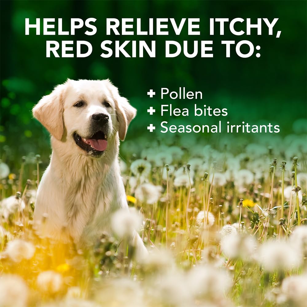 Vet's Best allergy itch relief shampoo ingredients include oatmeal for soothing touch