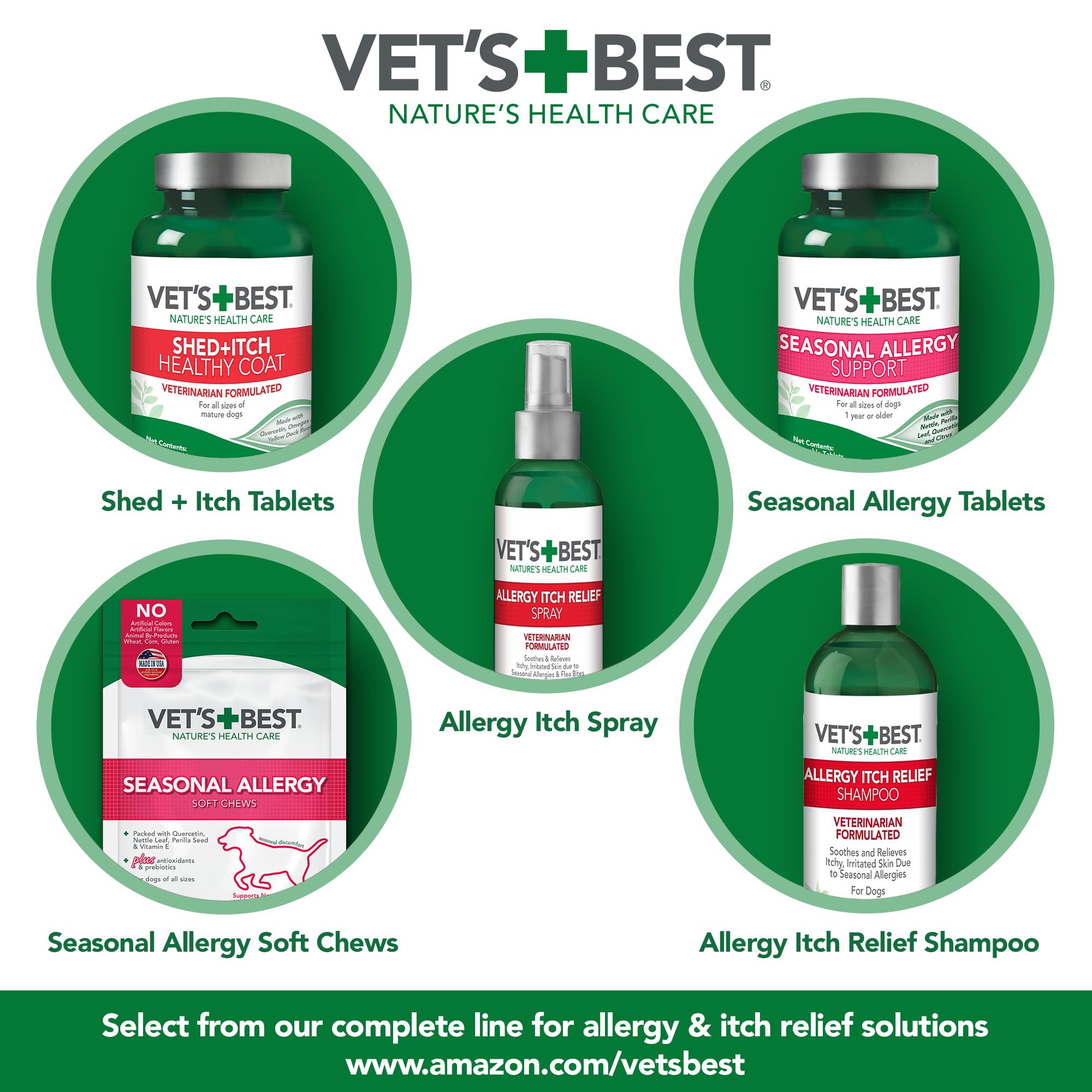 Vet's Best allergy itch relief shampoo safe with flea and tick treatments