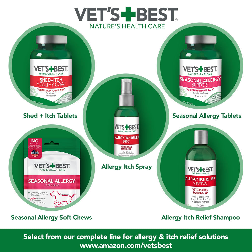 Vet's Best allergy itch relief shampoo safe with flea and tick treatments