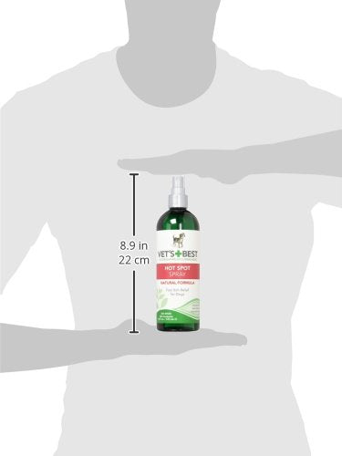 Vet's Best bottle label highlights tea tree oil and aloe
