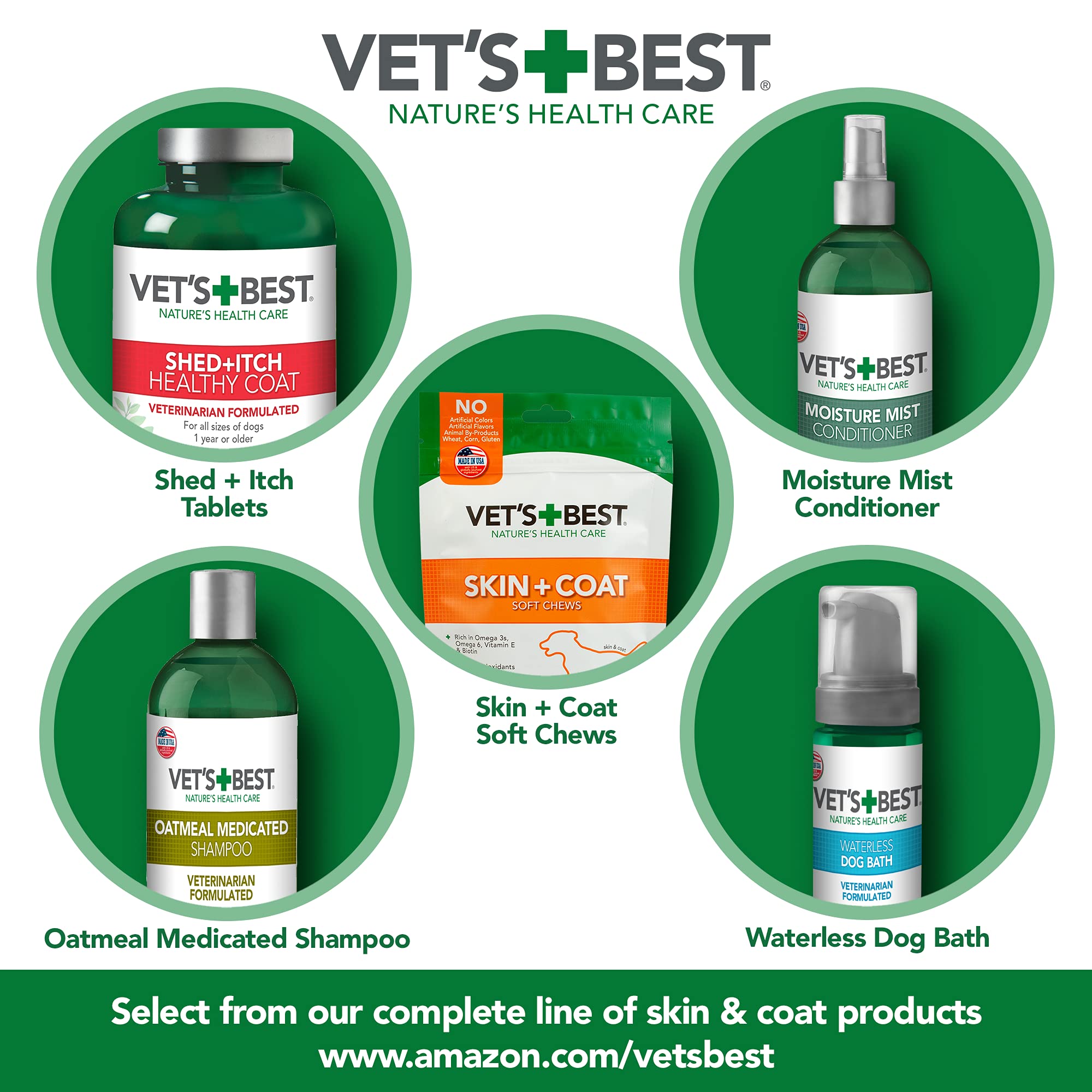 Vets Best Brewers Yeast Garlic Chews outdoor dog enjoying time with healthier skin glow