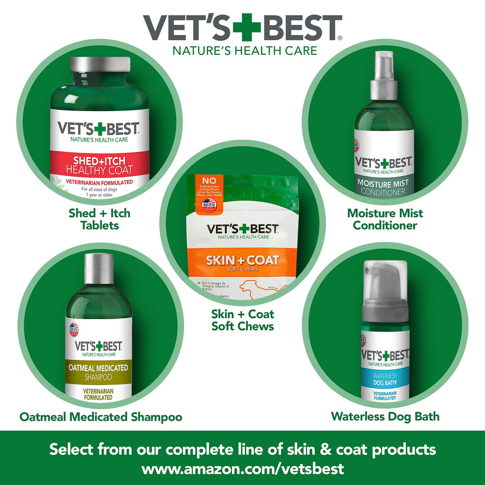 Vets Best Brewers Yeast Garlic Chews outdoor dog enjoying time with healthier skin glow