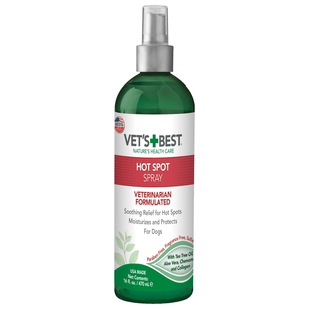 Vet's Best hot spot spray bottle for itching relief on dogs