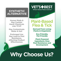 Vet’s Best spray on carpet application to target fleas and ticks