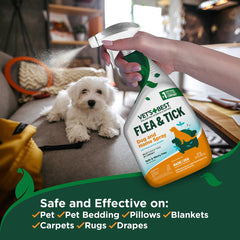 Vet's Best spray used on furniture, crates, and floors to protect pets