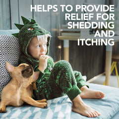 Close-up of Vet's Best Healthy Coat chews for skin support