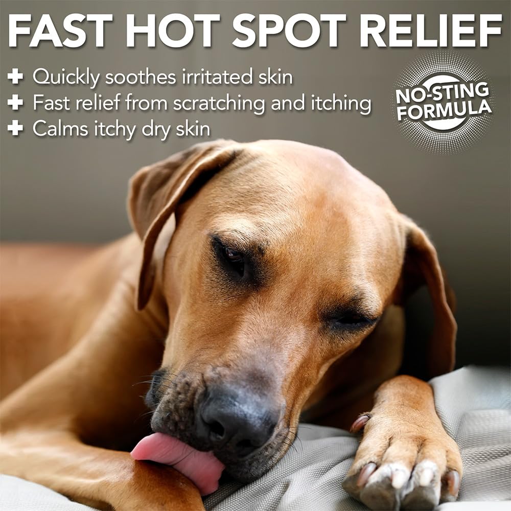 Vet's Best spray nozzle close-up for easy, no-sting application