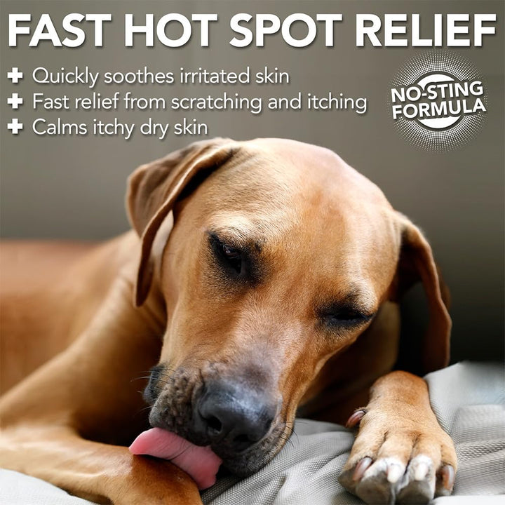 Vet's Best spray nozzle close-up for easy, no-sting application