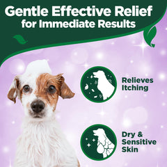Vet's Best hypo-allergenic shampoo lather close-up for gentle cleansing.