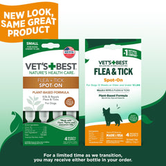 Vet's Best spot-on between the shoulders for simple protection