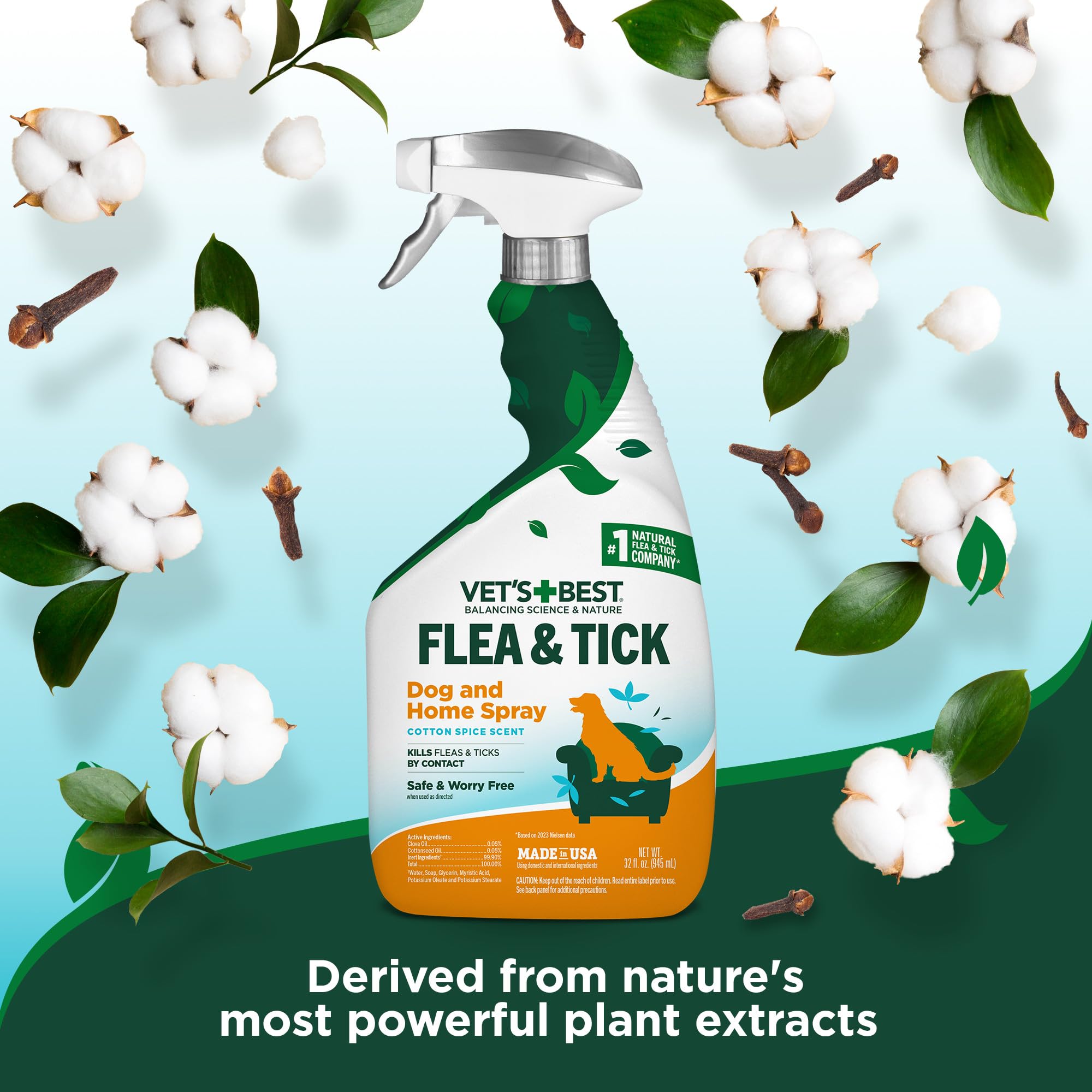Vet's Best is proudly made in the USA with plant-based ingredients