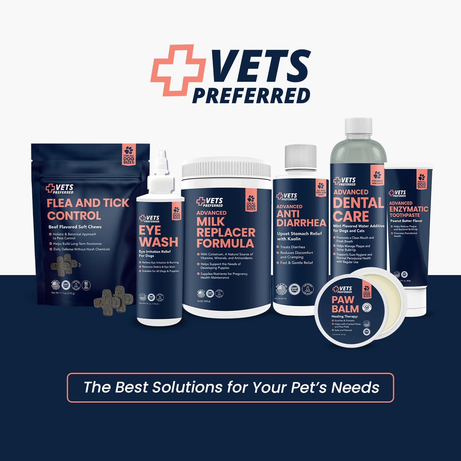Label and bottle of Vets Preferred signaling trusted vet-grade care
