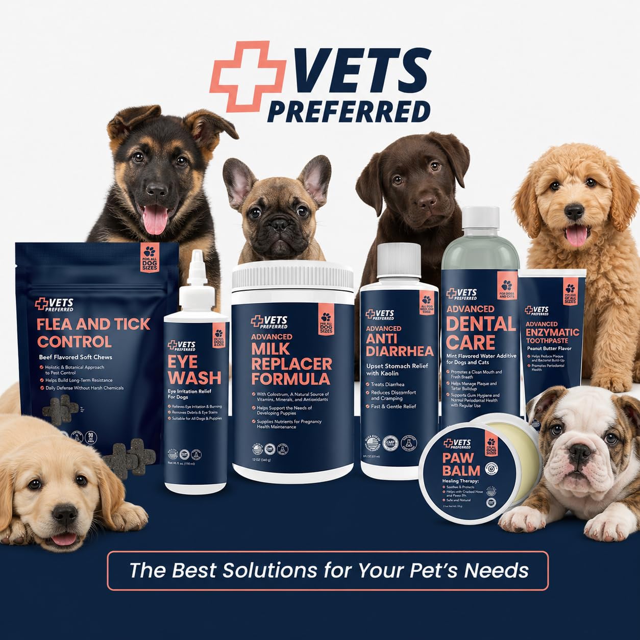 Vets Preferred Senior dog nutrition bowl highlights versatile use.