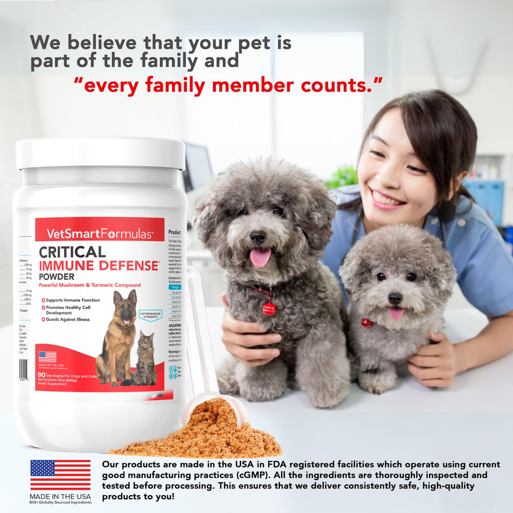 VetSmart Formulas immune defense on shelf facilitates easy daily use.