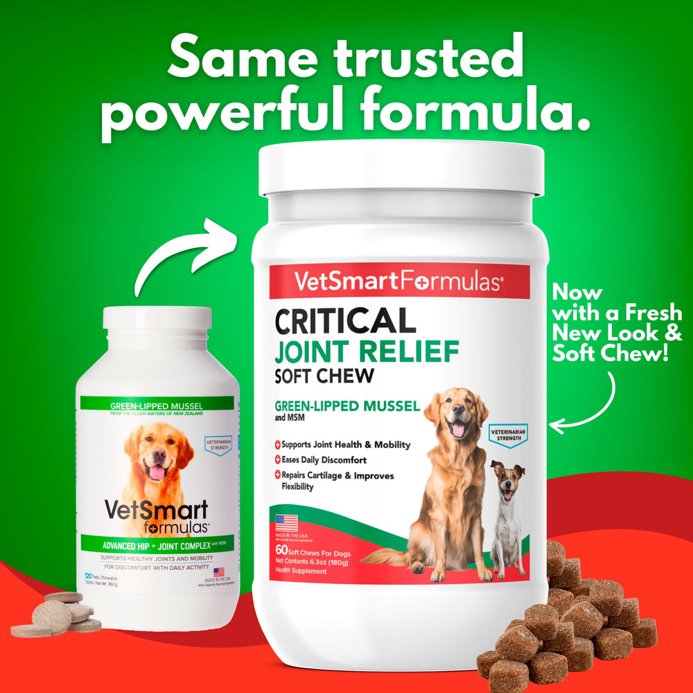 VetSmart Formulas label and natural ingredients emphasized on packaging.