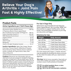 Green-Lipped Mussel ingredient from VetSmart Formulas supports inflammation-related comfort.