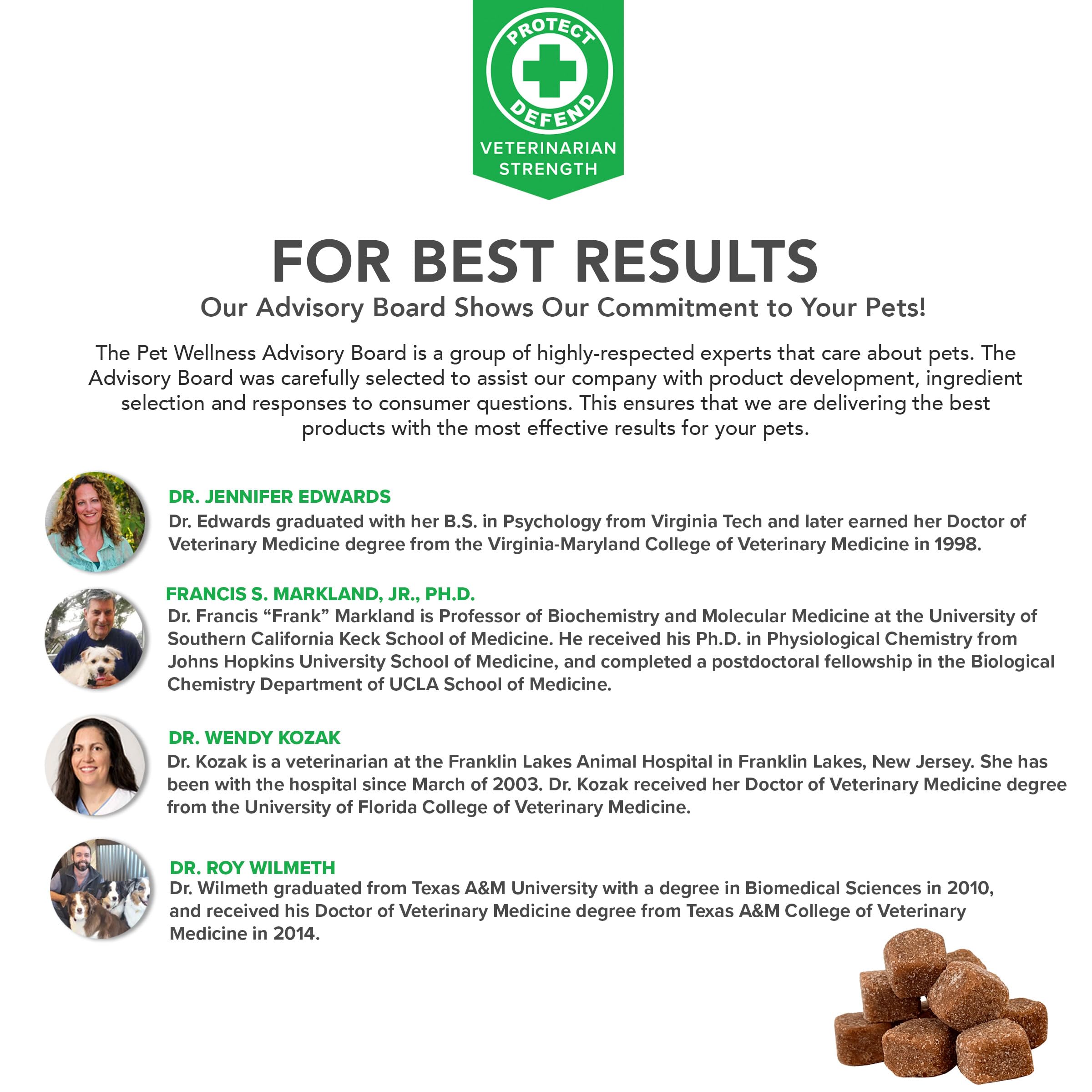 Sea cucumber component in VetSmart Formulas supports cartilage and flexibility.