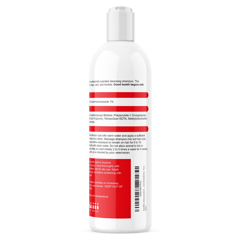 VetWELL KetoWELL topical shampoo for horses, supports a clean mane and coat, helping show-ready shine.