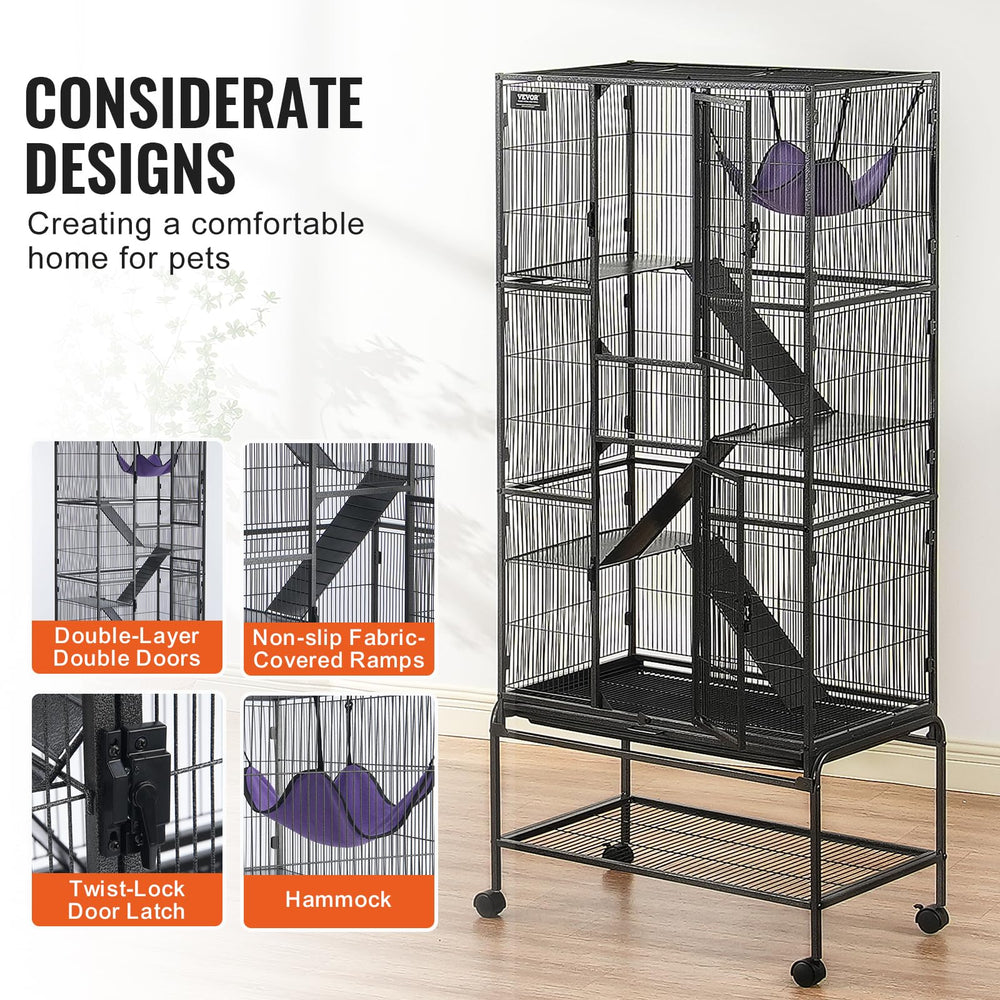 VEVOR removable trays simplify cleaning and quick checks between uses.