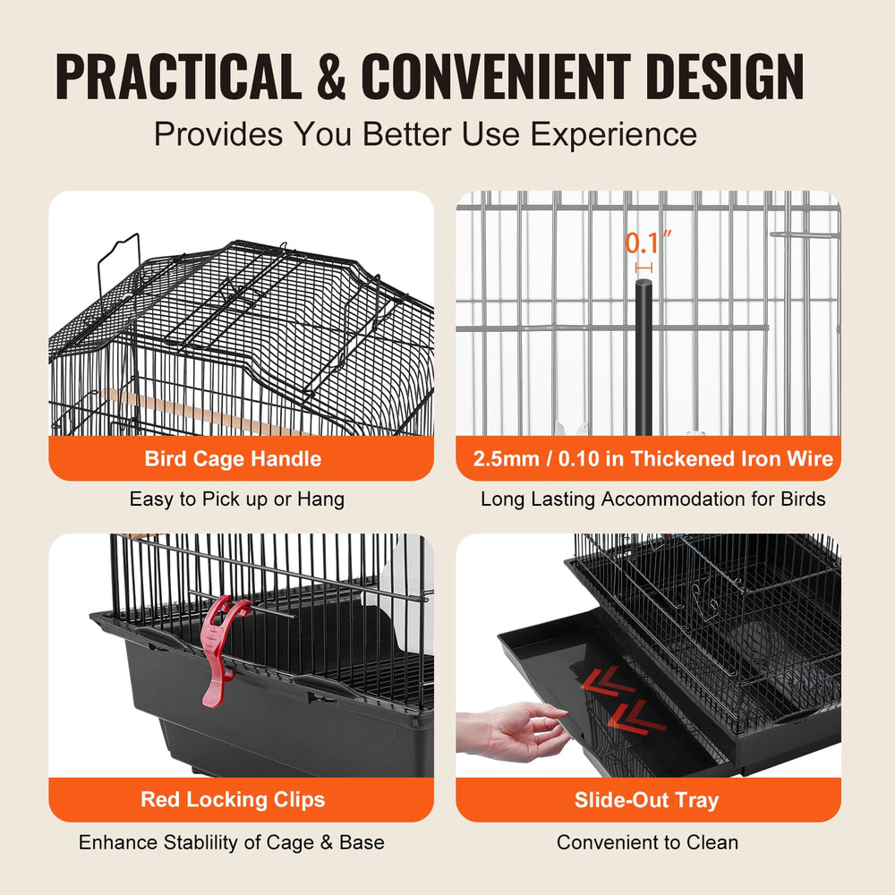 VEVOR extended height with top-open design for vertical play.