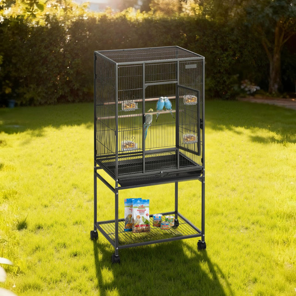 Secure lock system prevents escapes during handling.