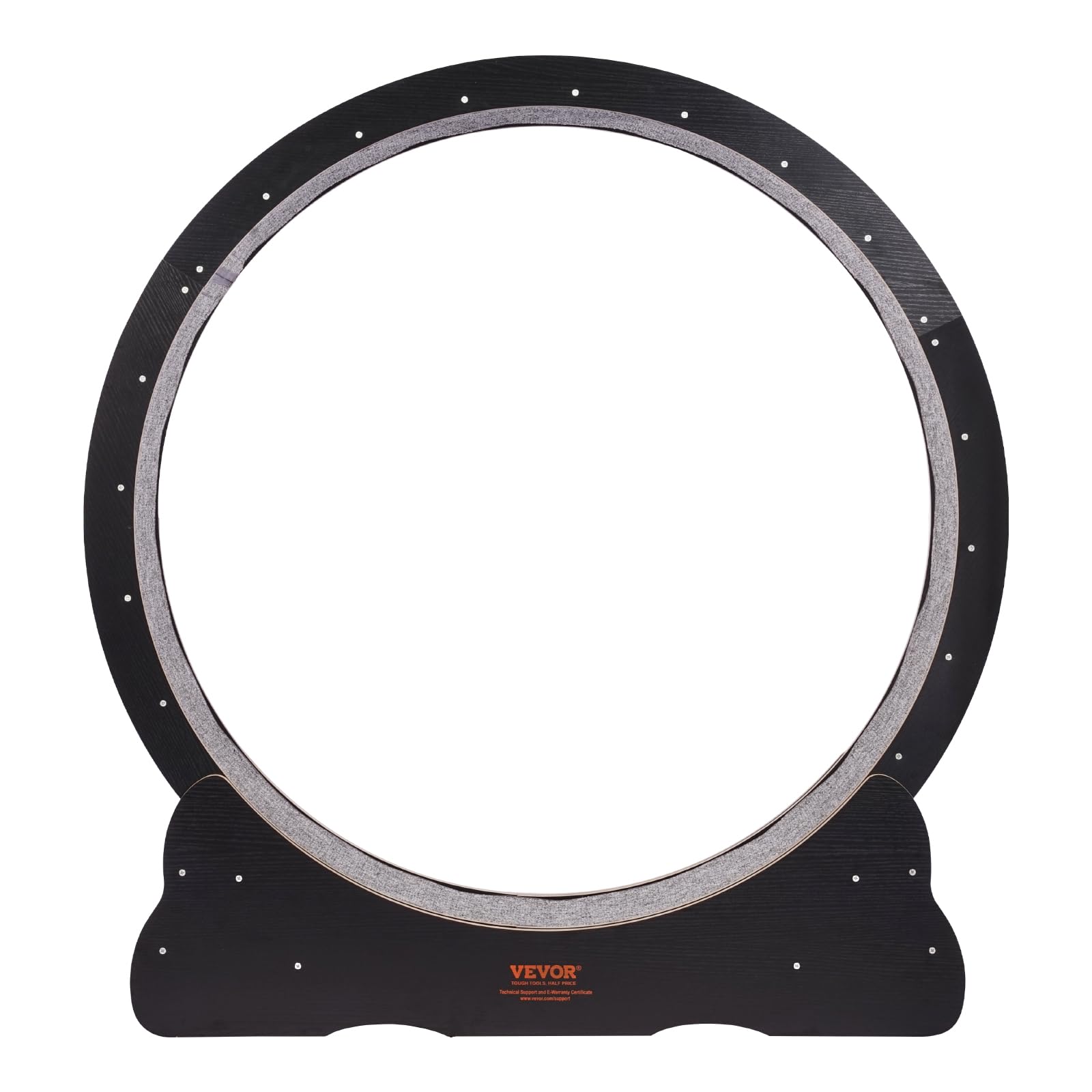 VEVOR black cat exercise wheel in a modern living space