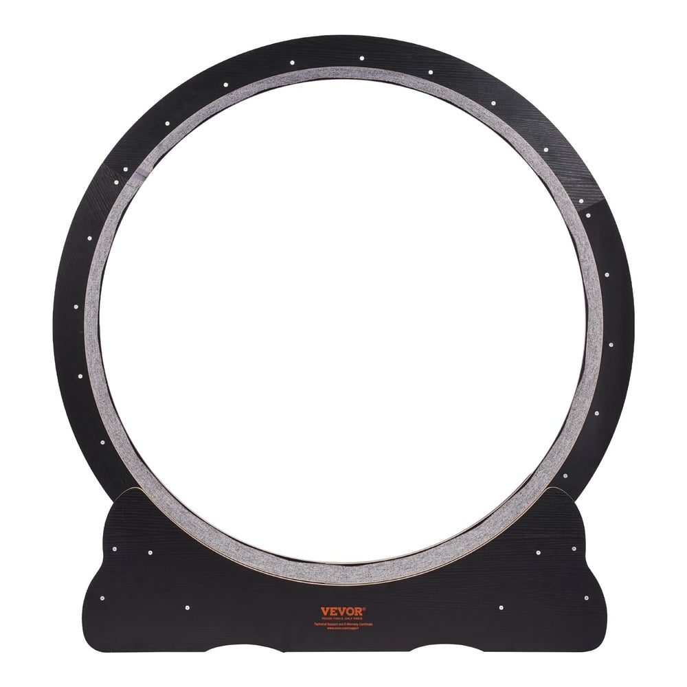VEVOR black cat exercise wheel in a modern living space