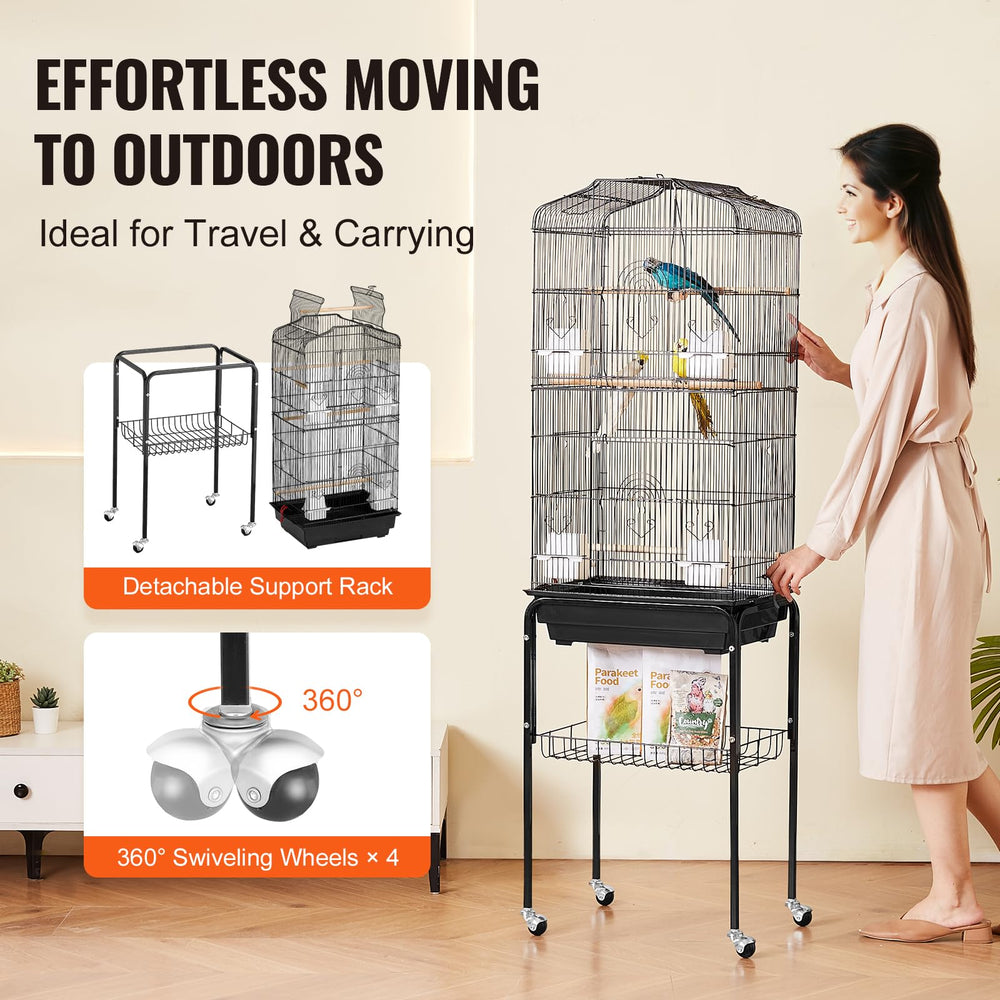 VEVOR cage dimensions and specs for space planning.