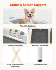 VEVOR dog bath tub built-in drain hose enables quick water release