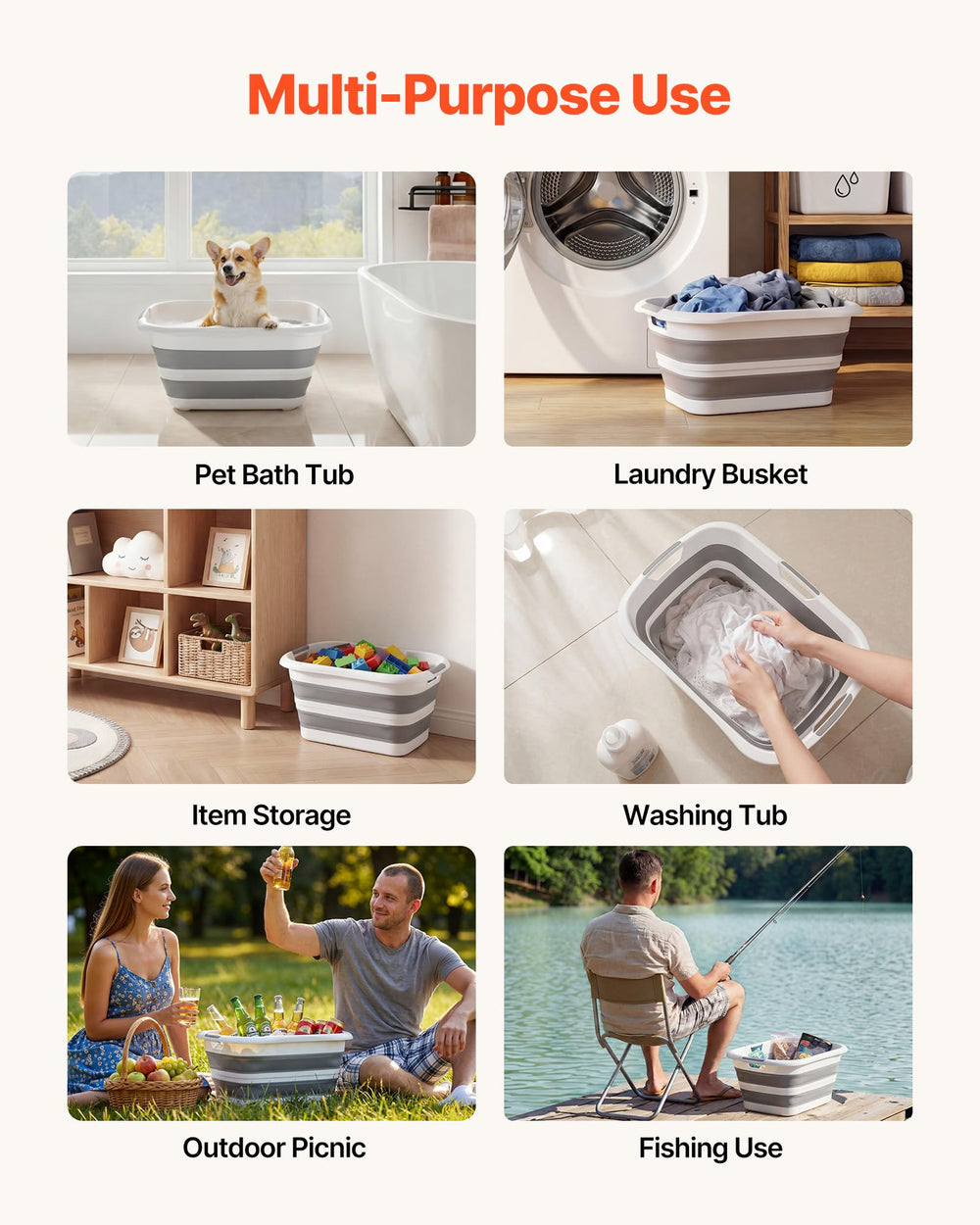 Portable and stable design suitable for apartments and outdoors