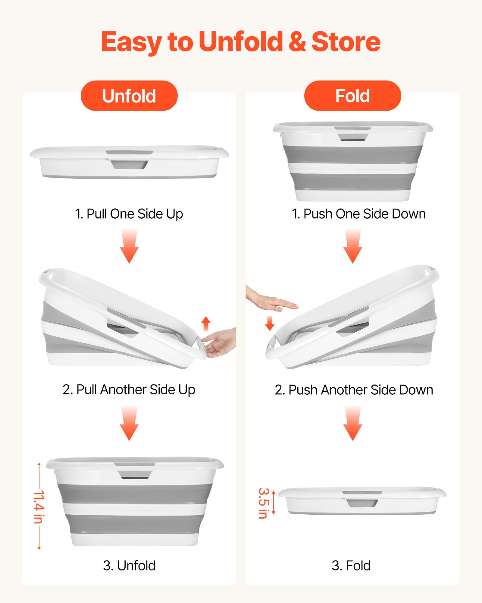 Durable TPR and PP materials resist cracking during baths