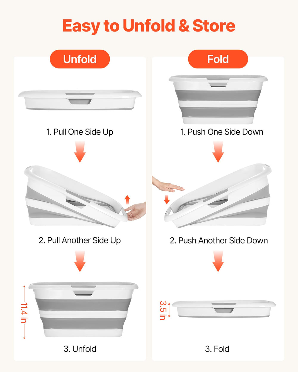 Durable TPR and PP materials resist cracking during baths