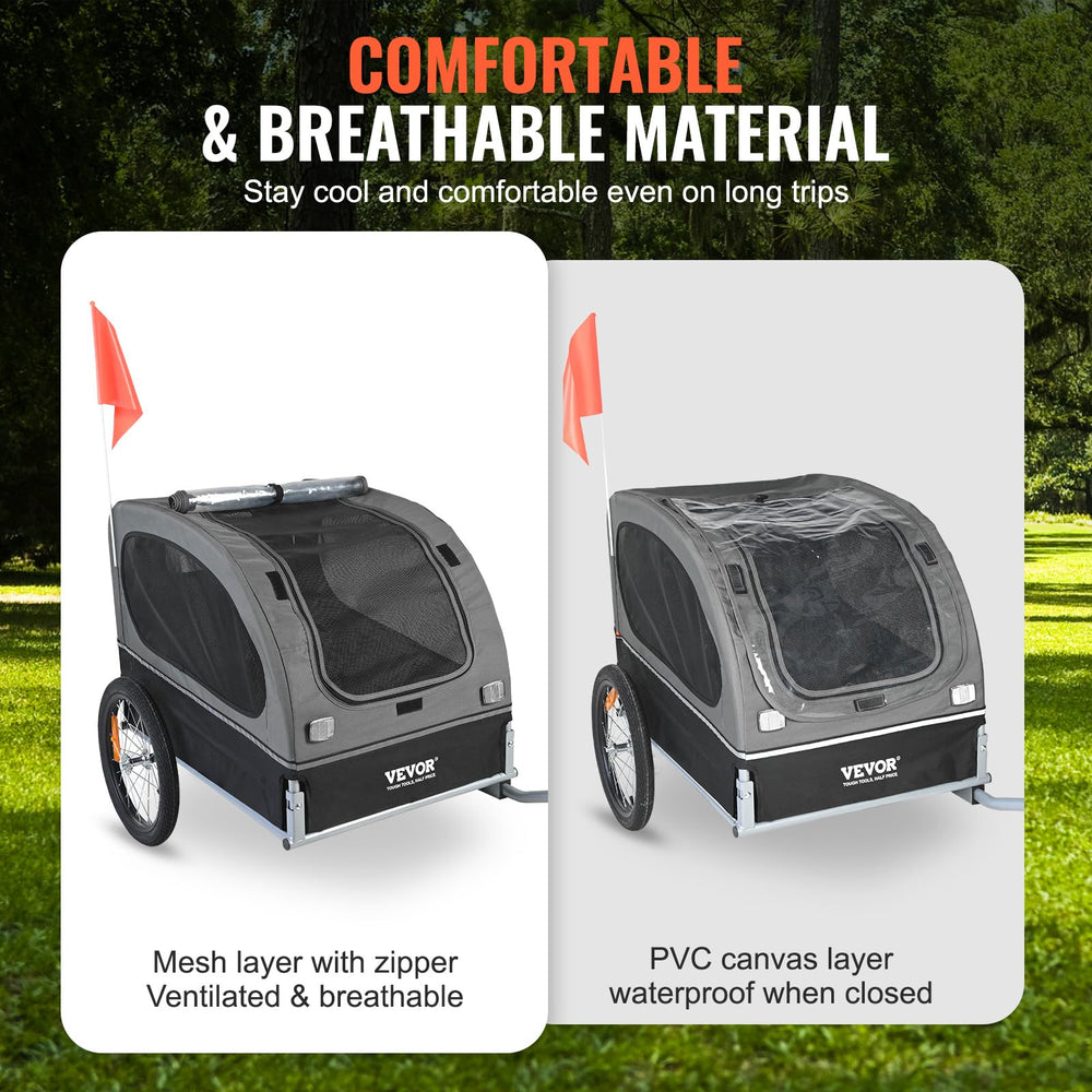 VEVOR dog bike trailer universal coupler connection.