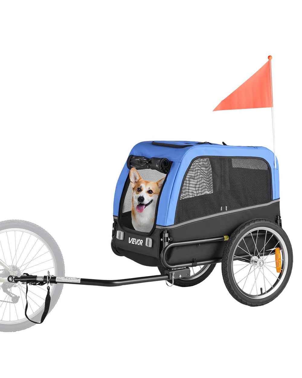 VEVOR dog bike trailer coupler connection for universal bike compatibility