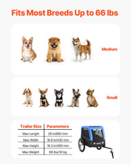 VEVOR front weather flap protects dog from wind and rain