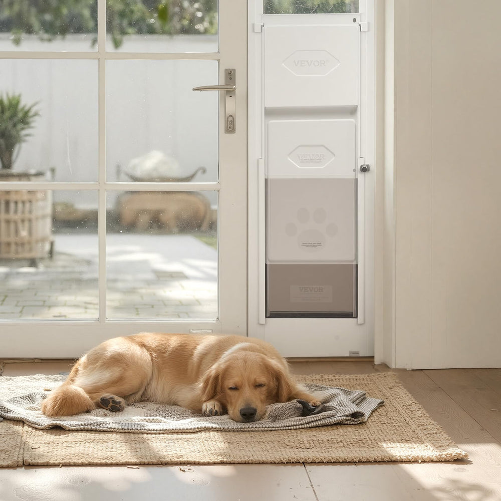 VEVOR dog door easy installation without tools, ideal for renters