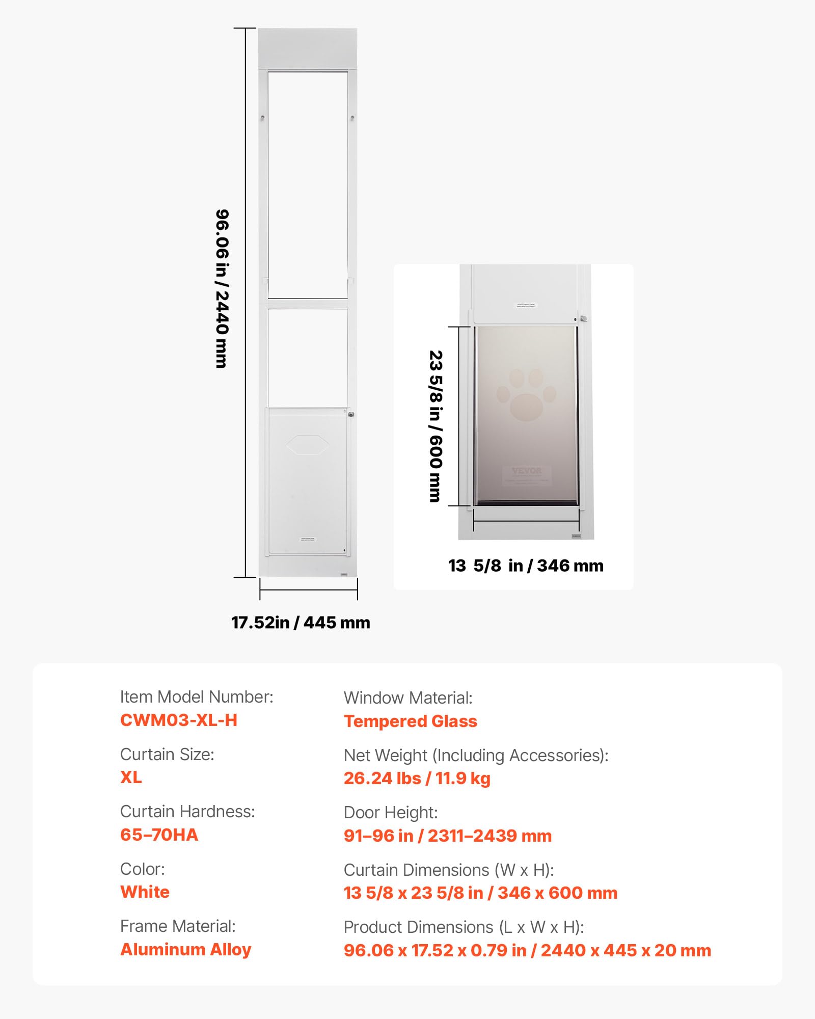 VEVOR dog door installation is renter-friendly and simple