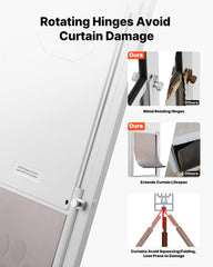 VEVOR dog door metal hinges ensure smooth operation