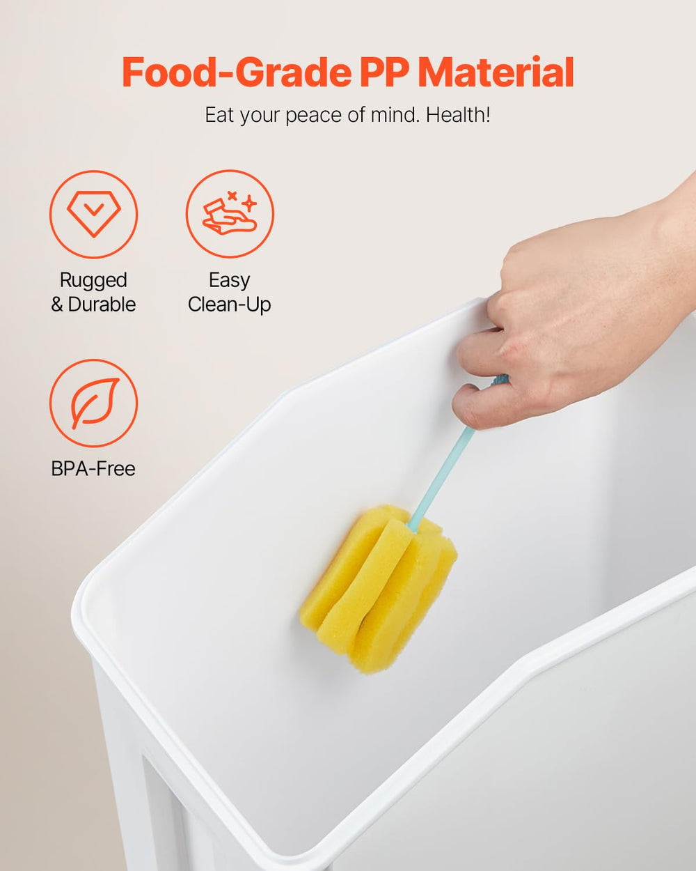 VEVOR flat-top area ideal for seasonings and small items