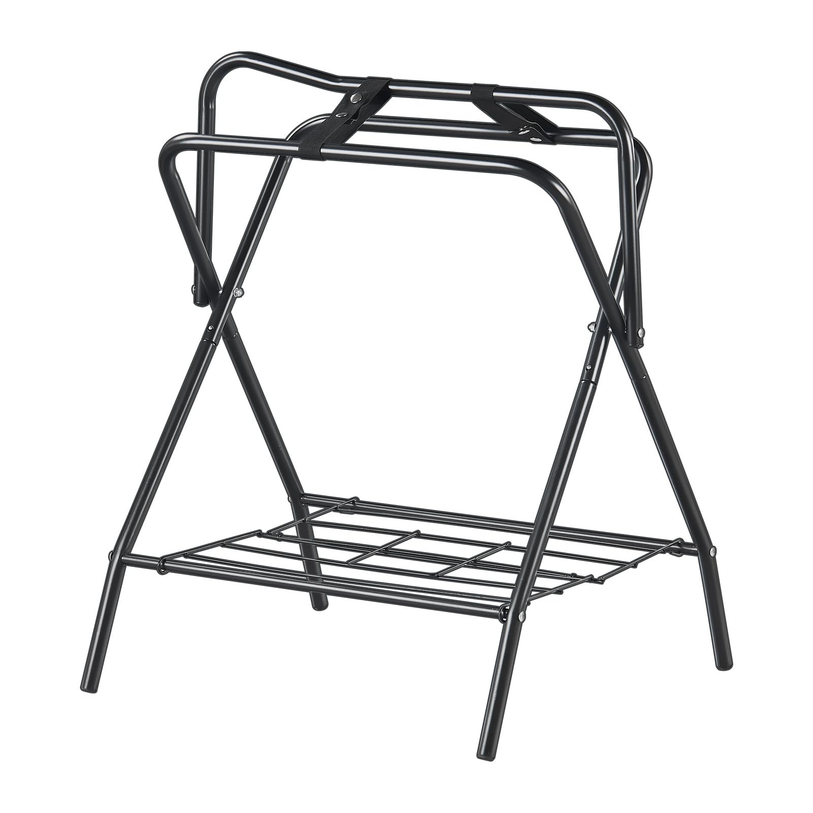 VEVOR folding saddle rack black finish suits stable interiors