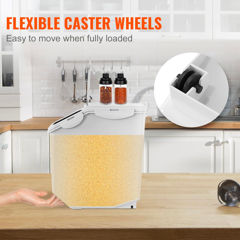 VEVOR food-grade PP material ensures safe, BPA-free storage