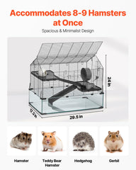 VEVOR hamster cage top ventilation for steady airflow