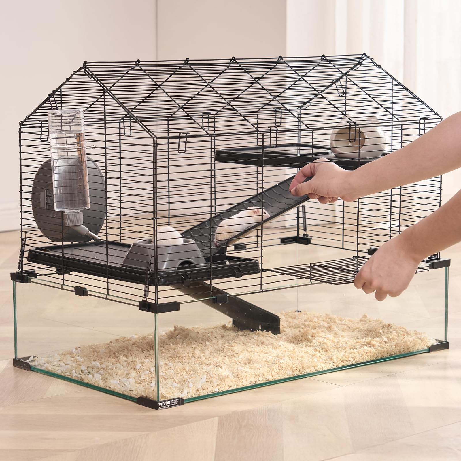 VEVOR hamster cage washable materials for simple maintenance