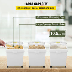 VEVOR ingredient bin front view showing large access opening