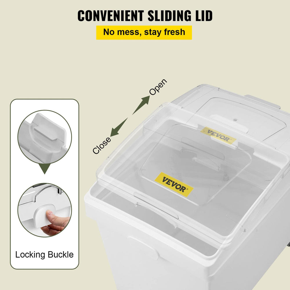 VEVOR ingredient bin under-counter placement for efficient space use