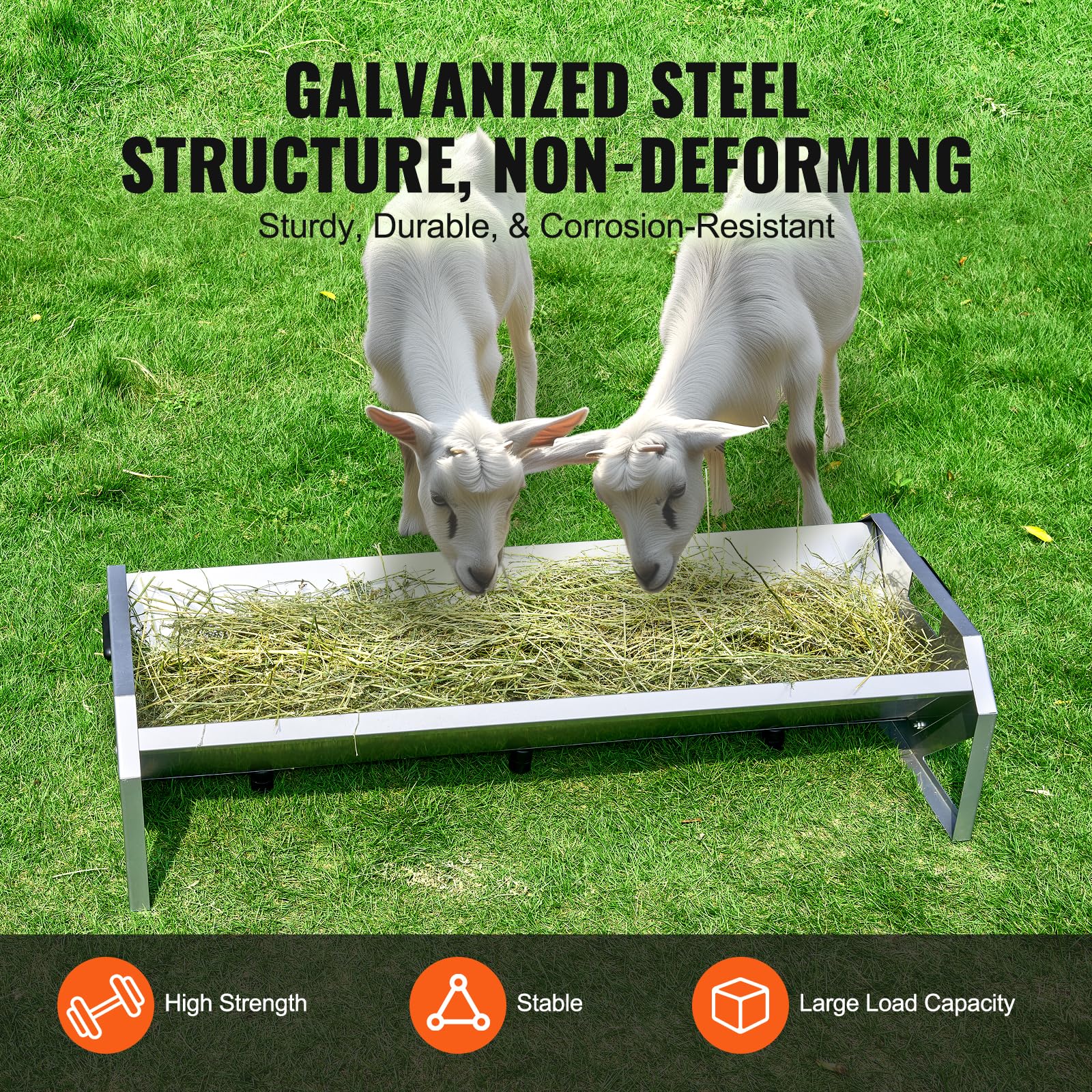VEVOR trough with rounded edges promoting safety for young animals