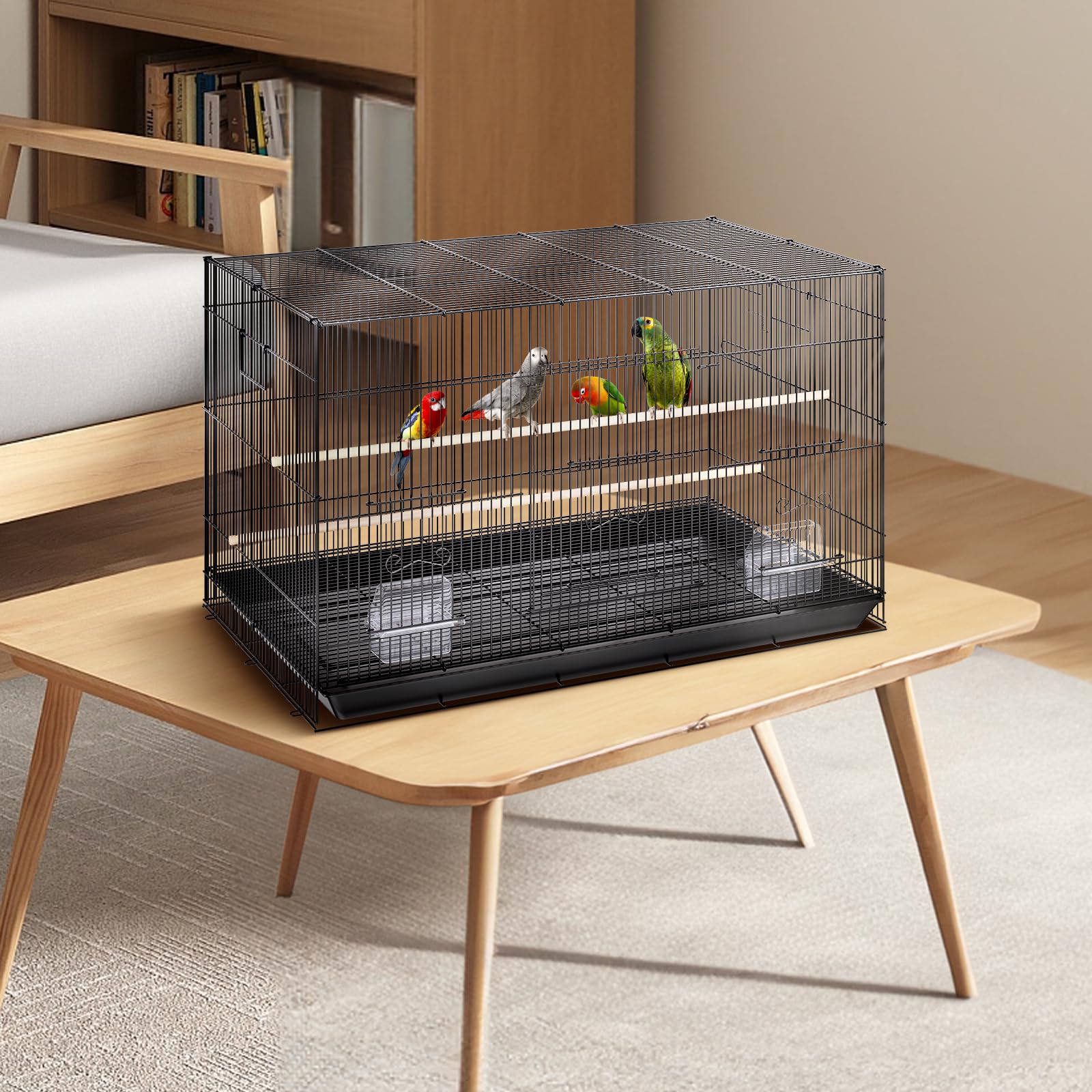 VEVOR multiple perches give birds resting spots during activity