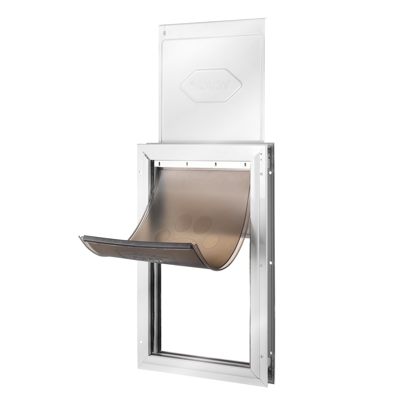VEVOR metal closing panel detail highlighting secure, pet-friendly containment.