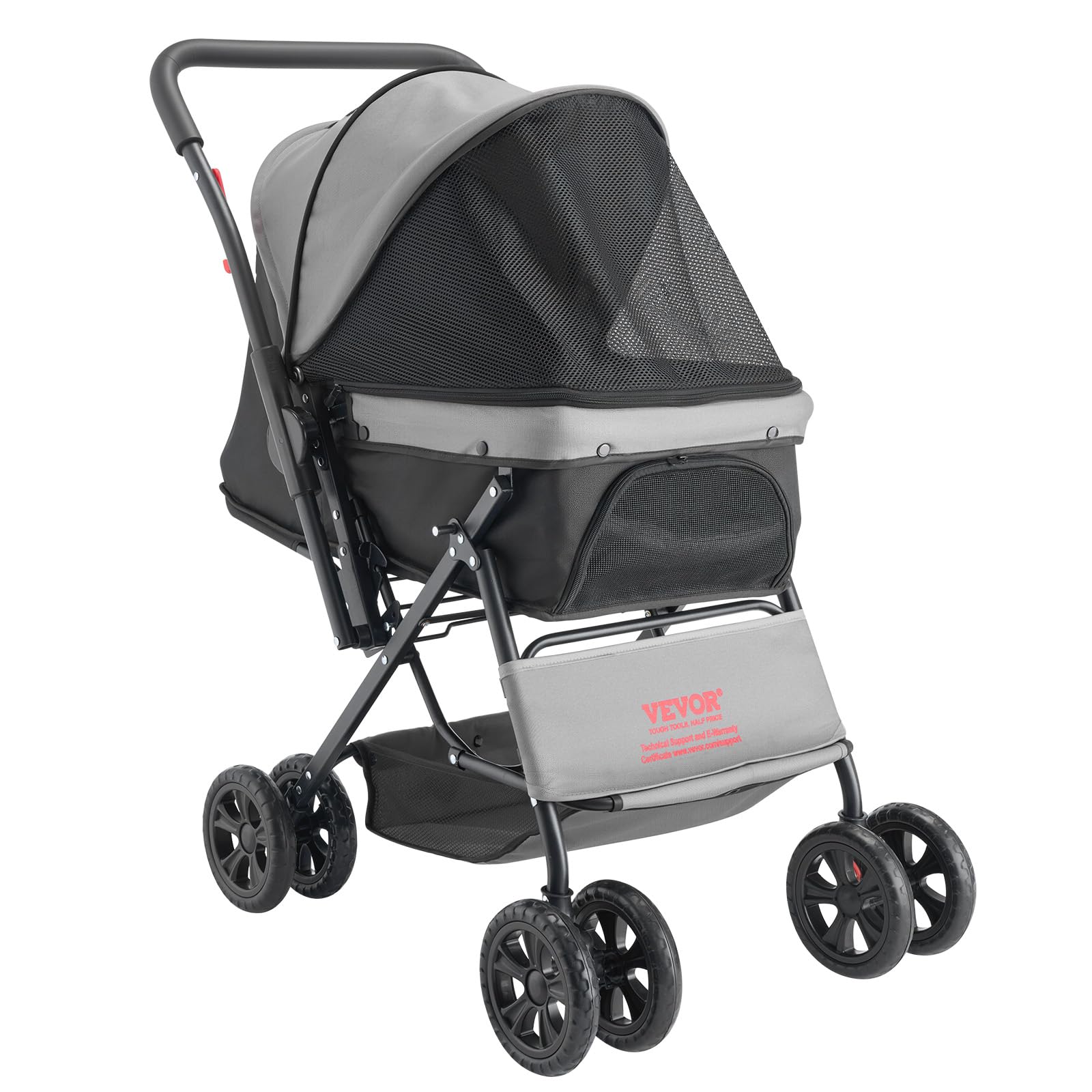 VEVOR pet stroller car trunk fit makes travel easier.