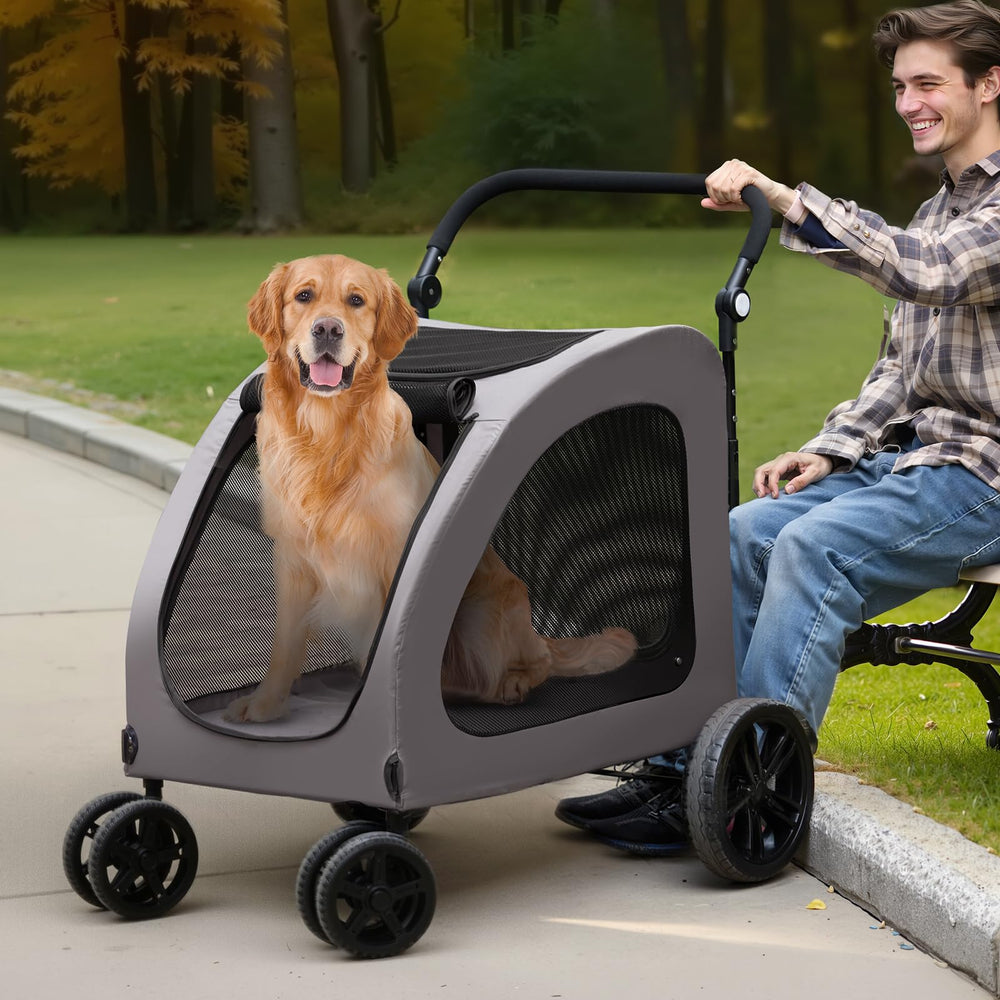 VEVOR Pet Stroller durable 600D fabric resists wear for long-term use